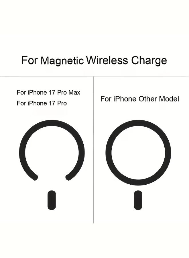 aeen iPhone 17 Pro Max Magnetic Phone Case – Orange Luxury Wireless Charging Protective Cover, Scratch-Resistant Slim Fashion Case for Daily Use - Image 5