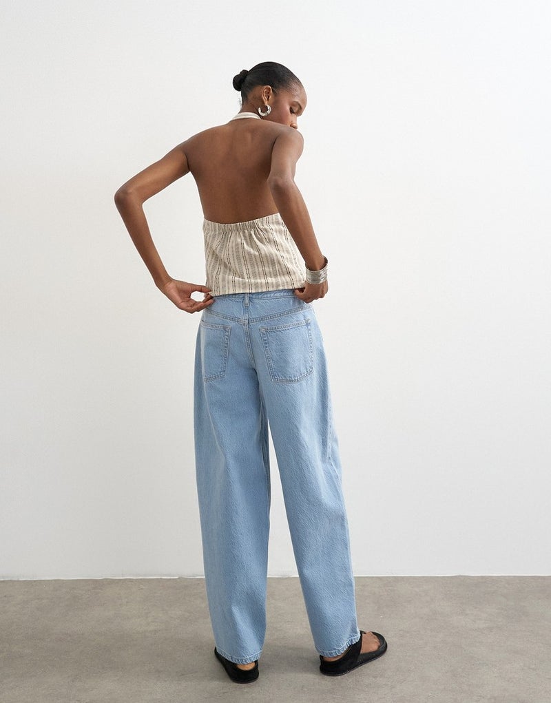 TOPSHOP Casual Low Rise Baggy Denim Jeans - Image 2