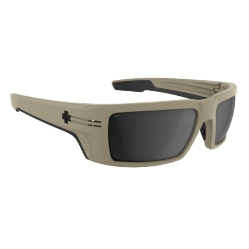 SPY+ - REBAR SE ANSI, Matte Sand, Happy Gray, Medium-Large, Sunglasses, Unisex, Adult - Image 4