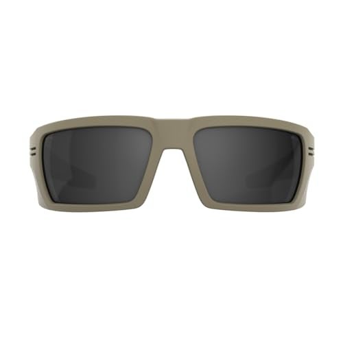 SPY+ - REBAR SE ANSI, Matte Sand, Happy Gray, Medium-Large, Sunglasses, Unisex, Adult - Image 3