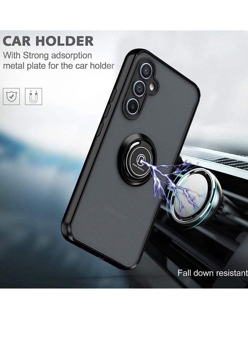 Raxoom Galaxy A34 5G Case with Screen Protector, Shock-Absorption Anti-Scratch Phone Case with Kickstand, Magnetic Car Mounts Supports - Image 3