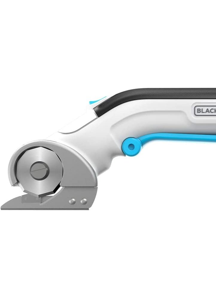 BLACK+DECKER Cordless Rotary Cutter, 3.6V, USB Rechargeable, 35-MIn Runtime, Self-SharpenIng Blade, Safety Lock, Non-Slip HAndle, Type-C USB ChargIng Cable  - Image 1