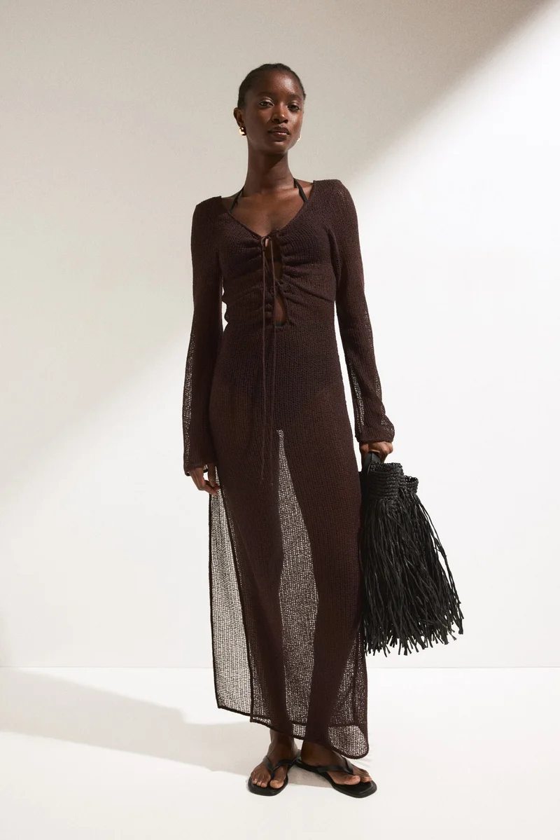 H&M Loose-knit beach dress