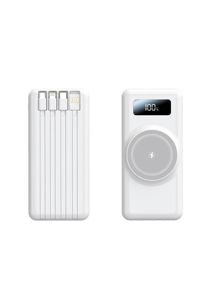 22.5W fast power bank 10000mAh magnetic wireless charging with built-in Magsafe mobile power bank - Image 1