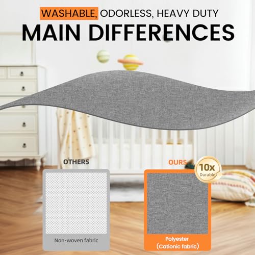 Criusia 3 Pack Sock Underwear Drawer Organizer Dividers, 64 Cell Fabric Foldable Dresser Organizer for Closet Organizers and Storage Boxes for Organizing Socks, Underwear, Ties (16+24+24 Cell, Gray) - Image 4