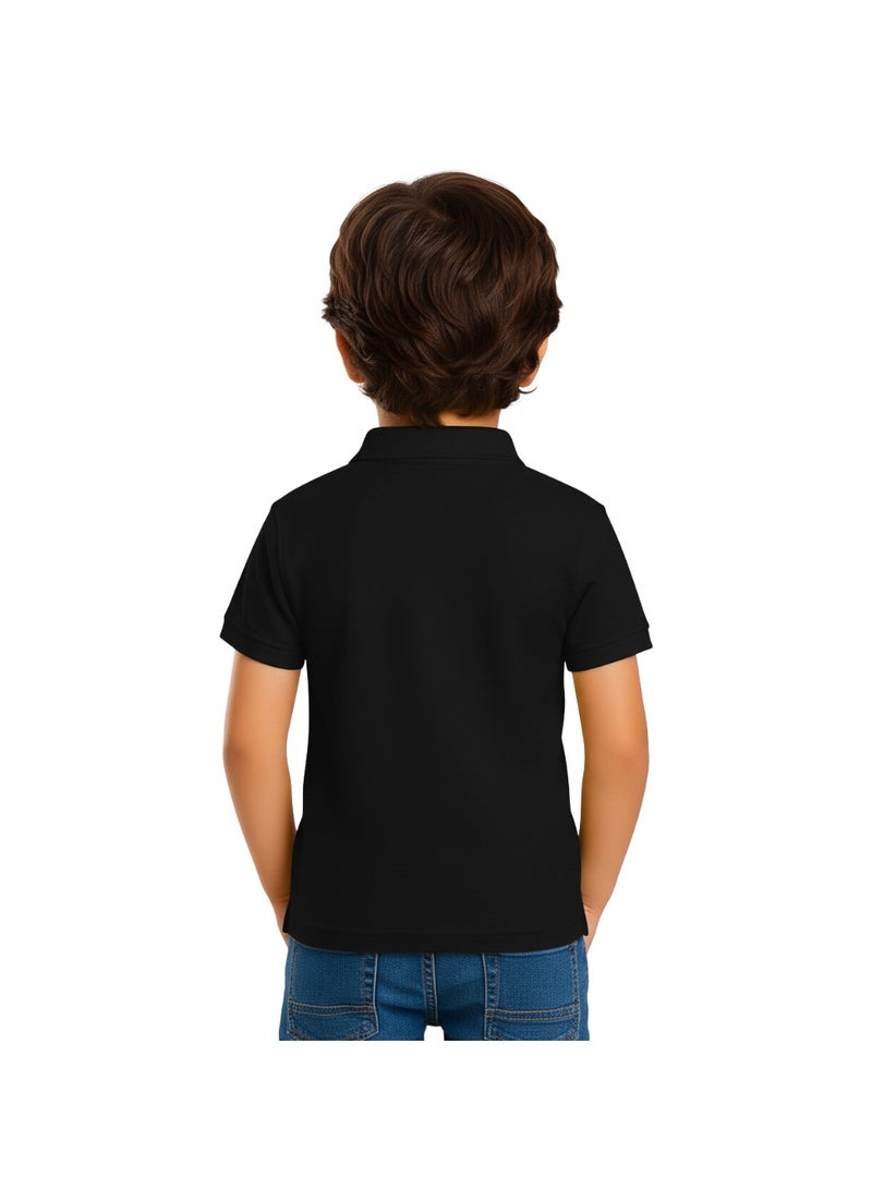 PRINTSHOP4ME Boys Kids Polo TShirt 230 GSM Pure Cotton Basic Colors - Image 5