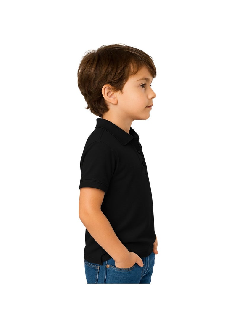 PRINTSHOP4ME Boys Kids Polo TShirt 230 GSM Pure Cotton Basic Colors - Image 4