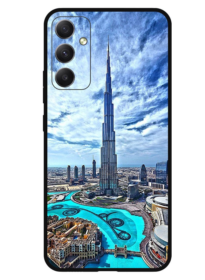 Theodor Protective Case Anti Scratch Shock Proof Bumper Cover For Samsung Galaxy M54 Burj Khalifa in Day - Image 1