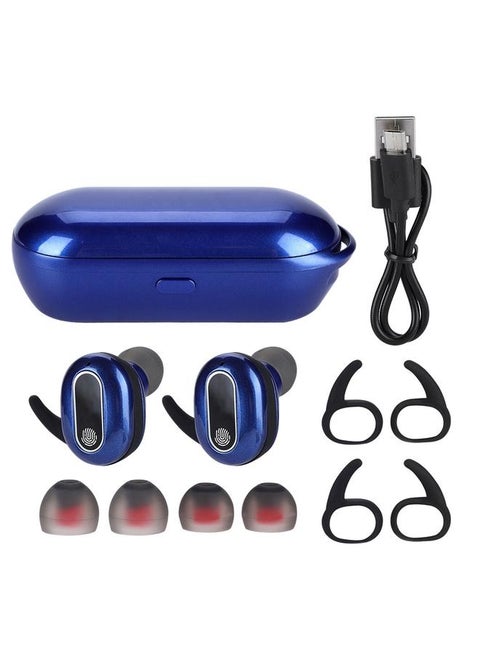 Fineblue TWS-R10 Mini Wireless Bluetooth4.2 Earphone TWS Earbuds with Charging Box (Blue)