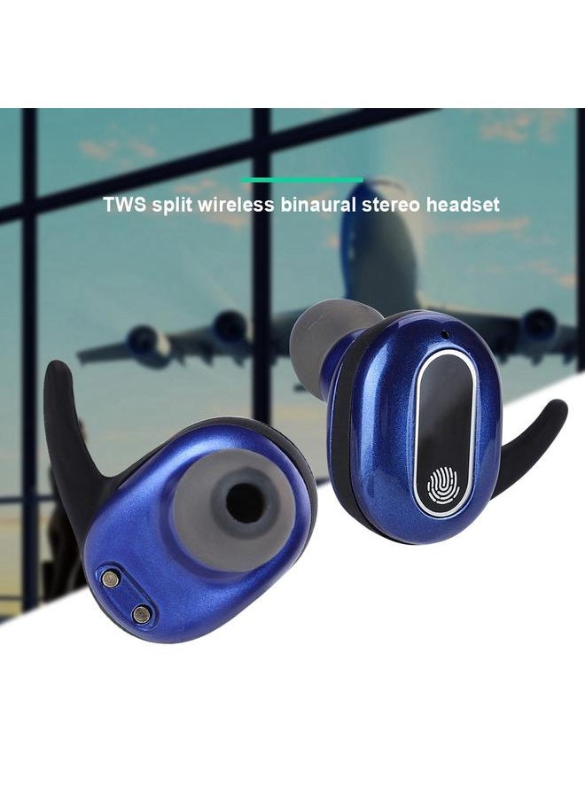 Fineblue TWS-R10 Mini Wireless Bluetooth4.2 Earphone TWS Earbuds with Charging Box (Blue)