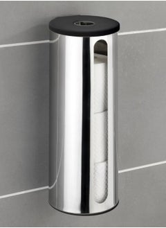 Turbo-Loc Detroit Wall-Mounted Spare Toilet Paper Holder – Holds 3 Rolls, Drilling-Free Installation, Shiny Stainless Steel Design - pzsku/Z51DF112569016D8DCC27Z/45/_/1736584903/d03f71e6-6af5-46d7-83d2-e70d3504c17c