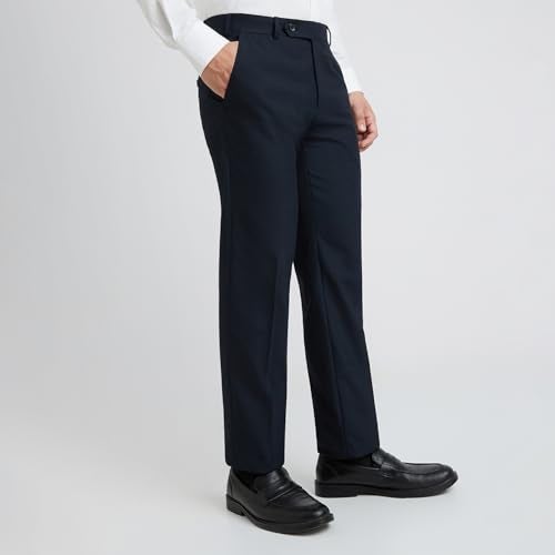 Raymond Men's Slim Trouser (Dark Blue, 34) - Image 2