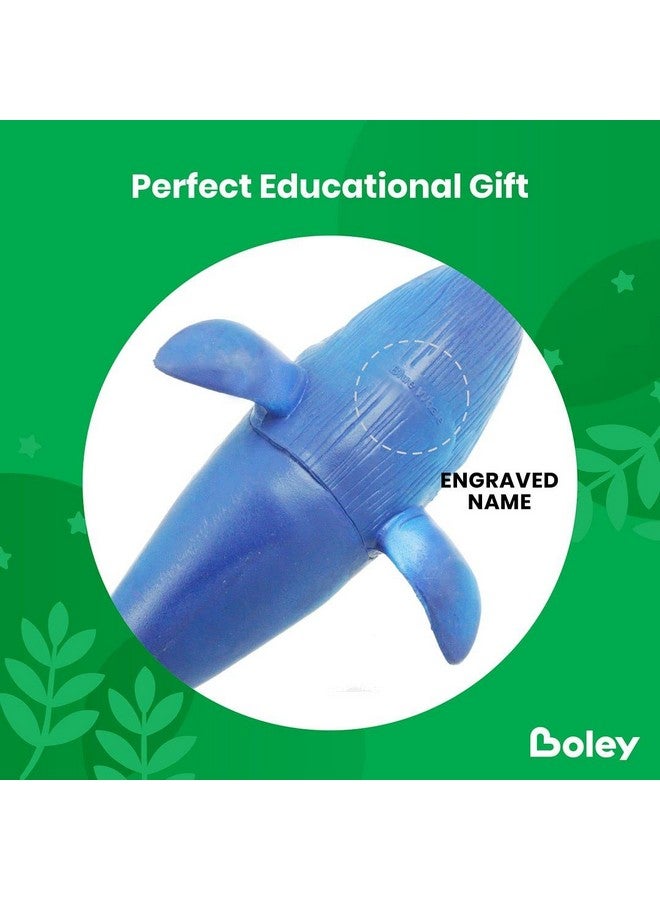 BOLEY Boley Great Sea Creatures 8-Pack: 7-10" Soft Plastic Ocean Animal Figurines - Realistic Shark, Whale, Dolphin Toys - Educational & Sensory Playset for Kids, Party Favors, Classroom Supplies - Image 3