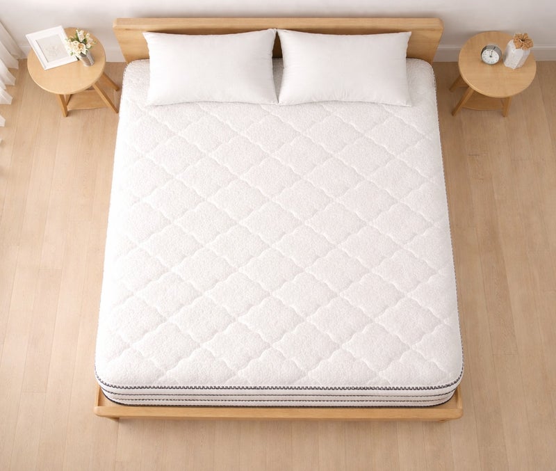 Rexal Home Galaxy Euro Top Bonnel Spring Mattress 180 × 200 × 30 cm (King Size) | Firm Feel, Motion Isolation & Spine Balance Support - Image 2