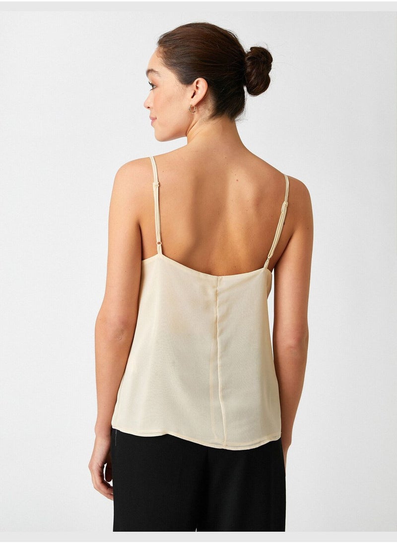 KOTON Sleeveless V Neck Tank Top  - Image 4