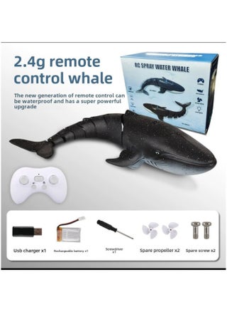 Water Remote Control Mechanical Python Rechargeable Water Remote Control Boat Electric Real Shark Python Model Children's Toys-Color:Simulated Scented Whale - Black Upgraded And Lengthened + Water Spray + Headlight-Specifications:A Total Of Three Batteries Can Be Used For About 90 Minutes - pzsku/Z51DF35DB261DF7CFD6D5Z/45/1746228154/342313d1-8c77-4c2b-9a0d-1b5de1f3dd98