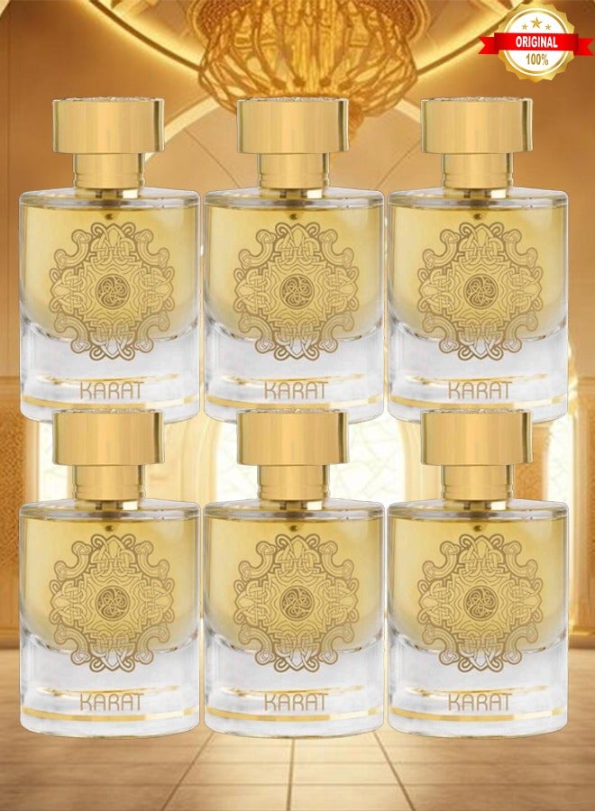 كارات 6 قطع عطر كارات 100 مل - Image 1