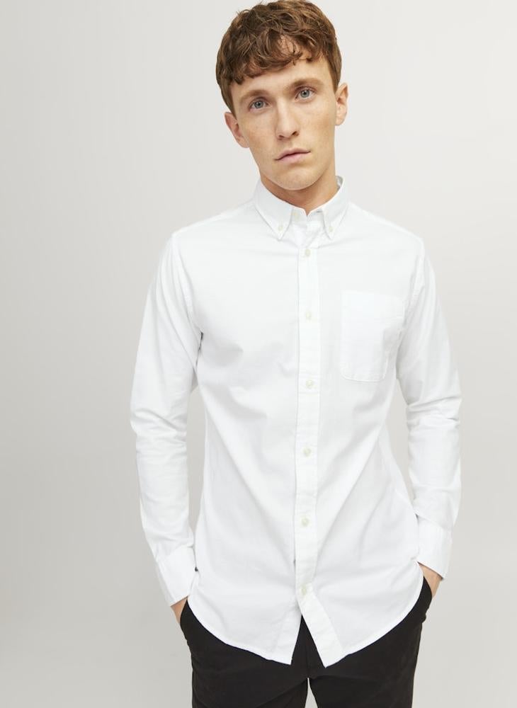 JACK & JONES Jprblubrook Oxford Long Sleeve Shirt  - Image 1
