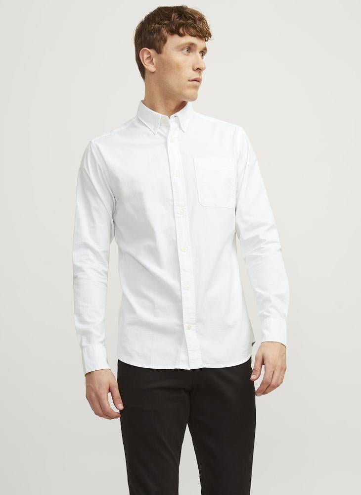 JACK & JONES Jprblubrook Oxford Long Sleeve Shirt  - Image 3