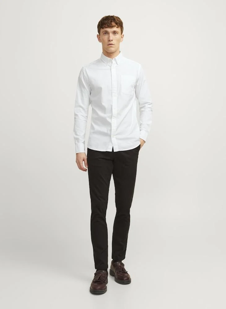 JACK & JONES Jprblubrook Oxford Long Sleeve Shirt