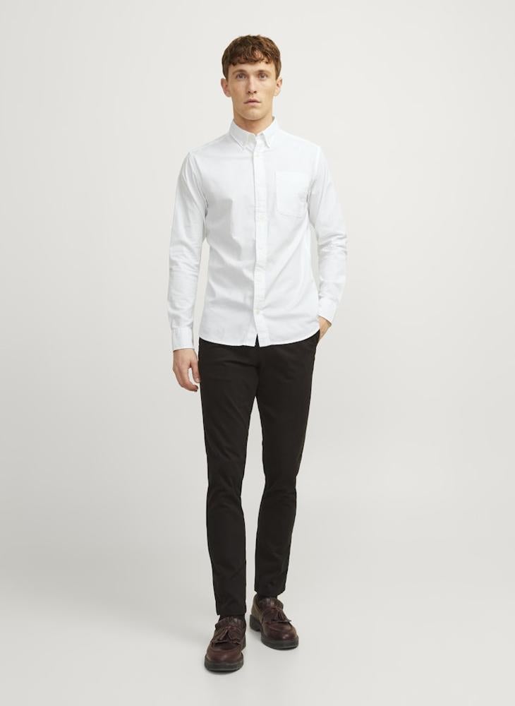 JACK & JONES Jprblubrook Oxford Long Sleeve Shirt  - Image 4