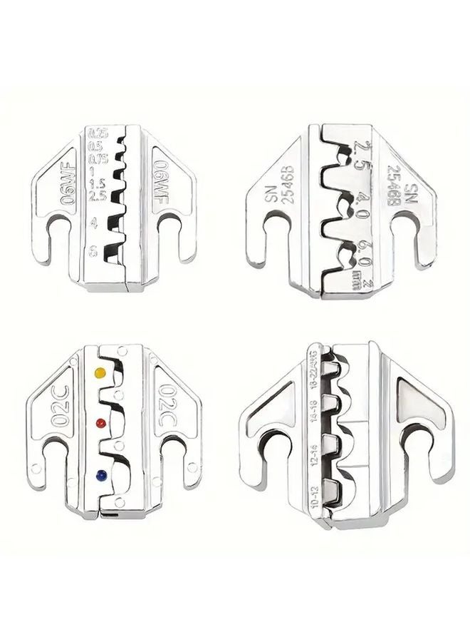 2546B Jaw Crimping Tool Pliers Crimp Jaw Set 4mm Slot Jaws for Terminals - Image 2