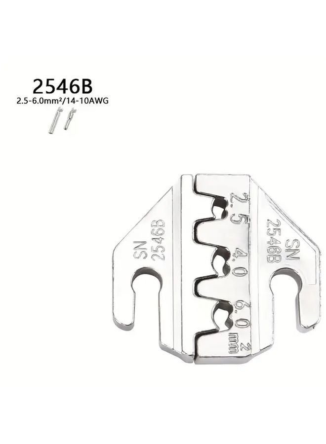 2546B Jaw Crimping Tool Pliers Crimp Jaw Set 4mm Slot Jaws for Terminals - Image 1