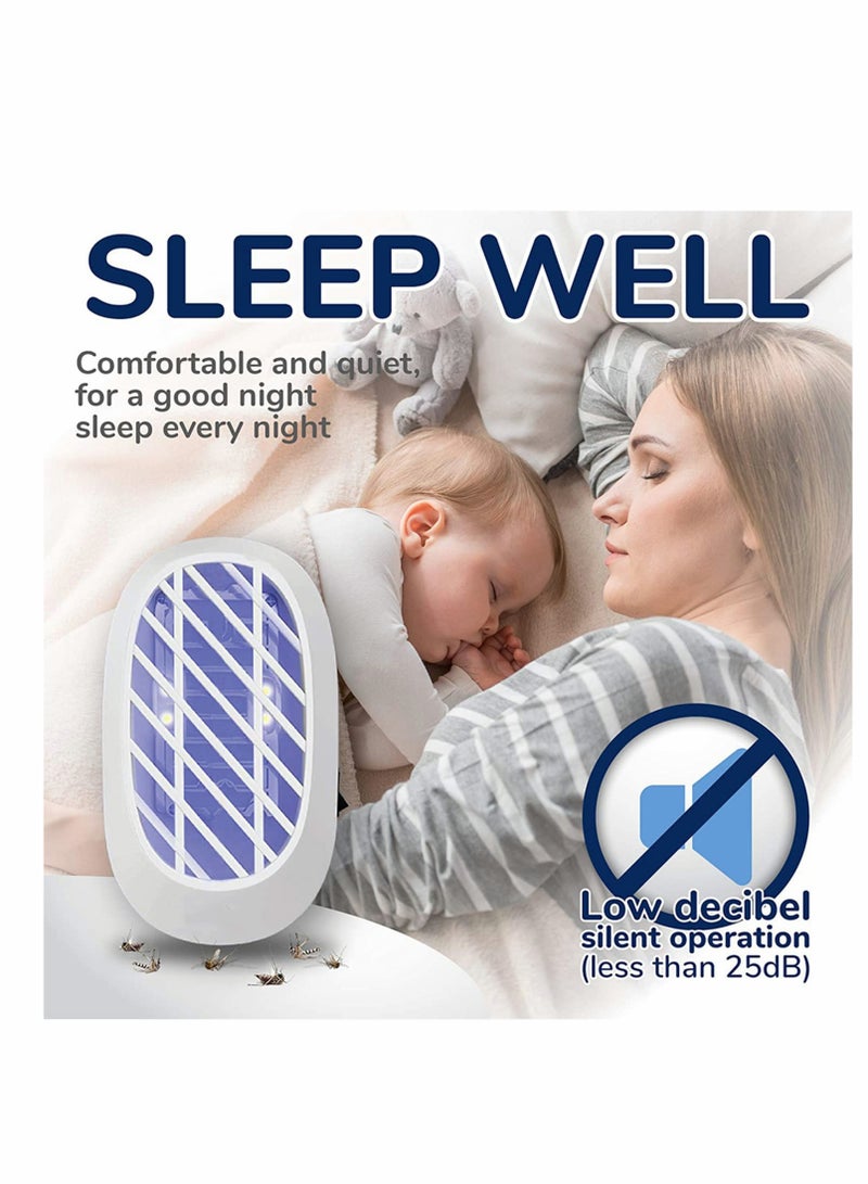 KASTWAVE Bug Zapper - Inside Mosquito Trap - Mosquito Killer - Indoor Bug Zapper for Home - Fly Trap Indoor - Mosquito Trap - Fruit Fly Killer - Indoor Bug Zapper - Insect Traps Indoor - Bug Light 2 Packs - Image 4