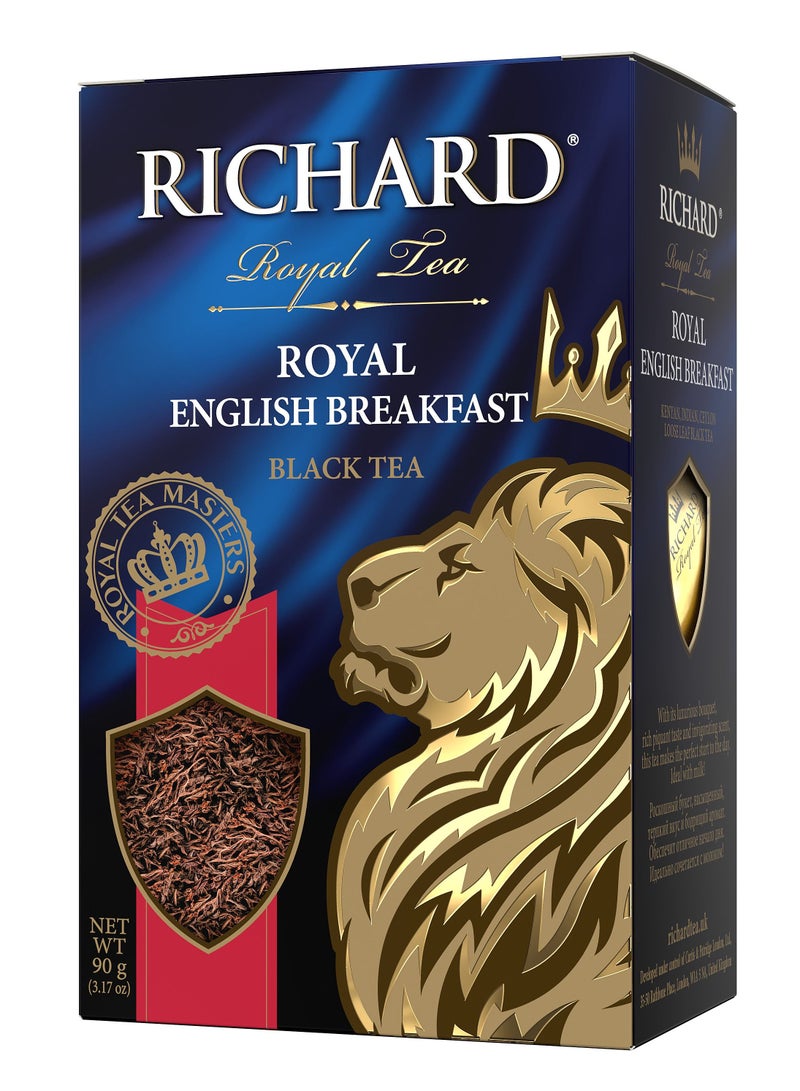RICHARD Royal English Вreakfast Loose Leaf Black Tea 90 g  - Image 2