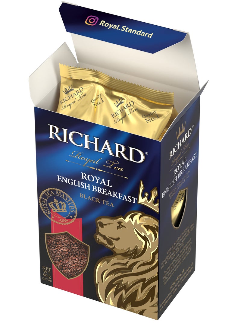 RICHARD Royal English Вreakfast Loose Leaf Black Tea 90 g  - Image 5