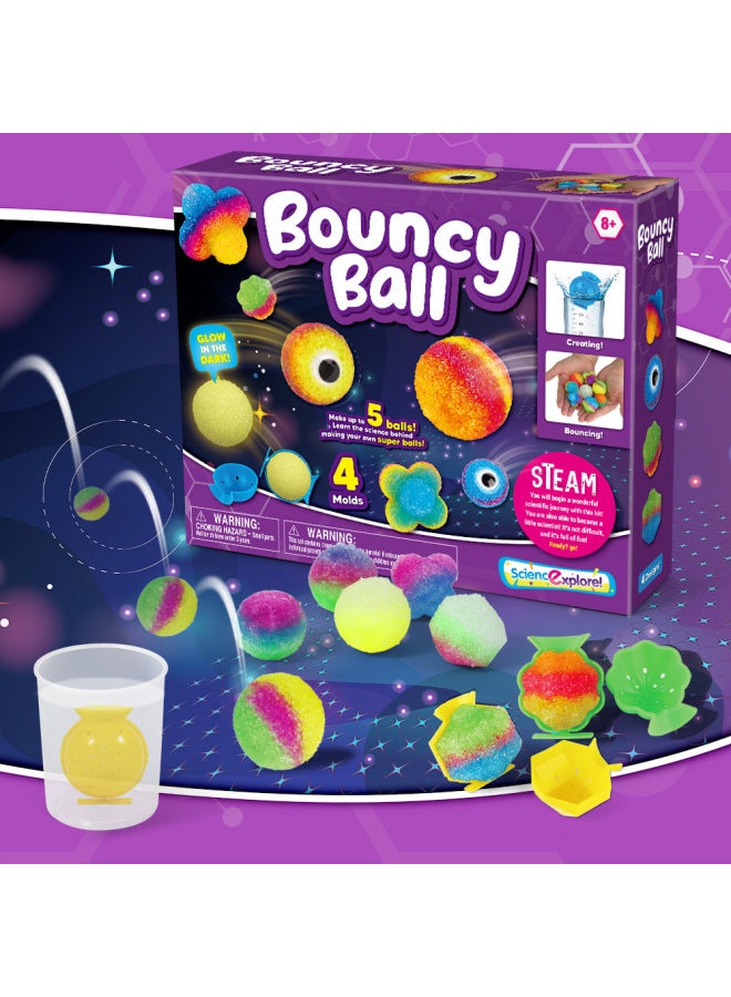 TikTok Handmade Diy Jumping Sand Bouncing Ball Science Experiment Set Children's Science And Education Educational Toys-Color:Scientific Exploration Soap Experiment-T3508  - Image 2