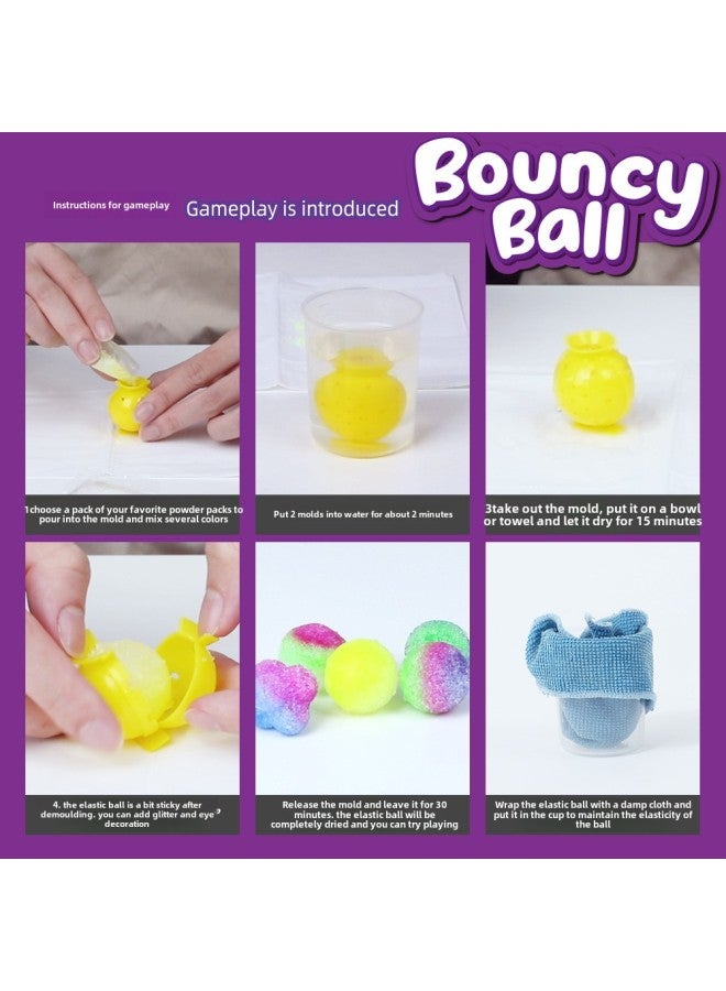 TikTok Handmade Diy Jumping Sand Bouncing Ball Science Experiment Set Children's Science And Education Educational Toys-Color:Scientific Exploration Soap Experiment-T3508  - Image 4