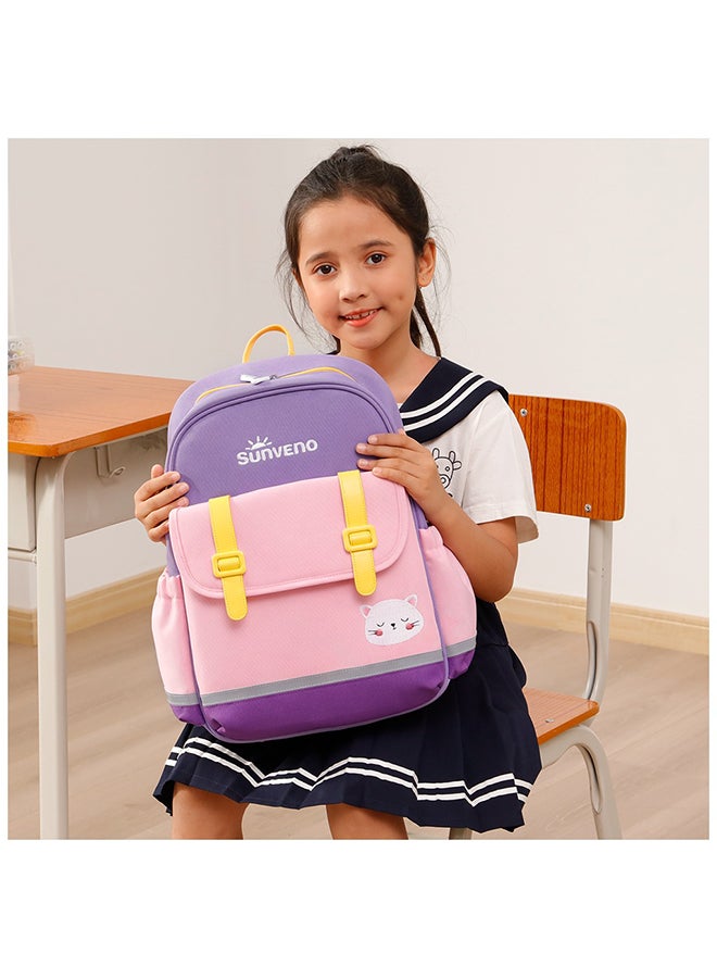 Sunveno 16 Inch Baby School Backpack Purple - Image 5