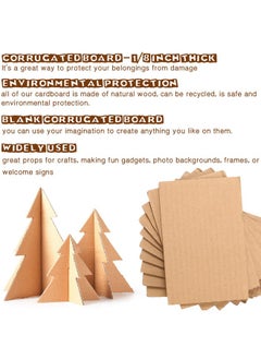 100 Pcs Corrugated Cardboard Sheets Set Corrugated Packaging Pads Paper Flat Cardboard Filler Inserts Sheet Pads Rectangle For Delivering Packing Separators Art Crafts Supplies (Brown 4 X 6 Inch) - pzsku/Z51DF89F57DEF43D8023FZ/45/_/1721911775/eac4ac4e-898e-4c92-8333-b41ecf37eae3