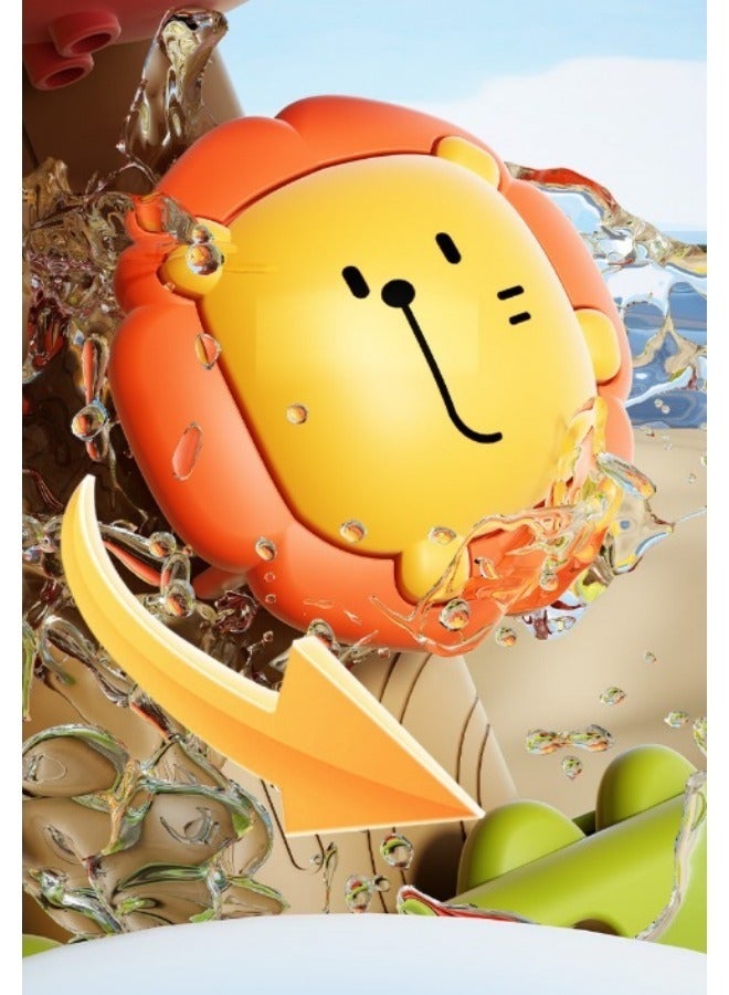 1PC Children's water play toys, cute duck spinning water wheel with suction cups, windmill water flow baby bath toy, suitable for both boys and girls - Image 4