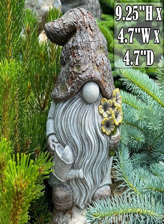 Mood Lab Garden Gnome - Key Hider Gnome Figurine - 9.25 Inch Lawn Statue - for Outdoor or House Decor - Image 2