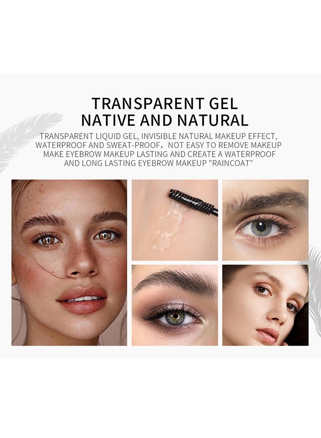 NICEFACE Transparent Eyebrow Styling Liquid,Three-Dimensional Eyebrow Shape Modification,Waterproof And Sweat Resistant,Lasting No Smudging Makeup - Image 4