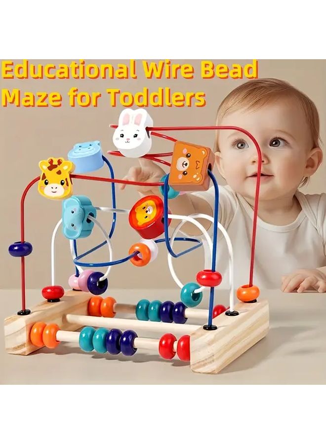 Smart Animals Orbiting Around Beads Early Learning Activity Toy For Babies And Toddlers - Image 3