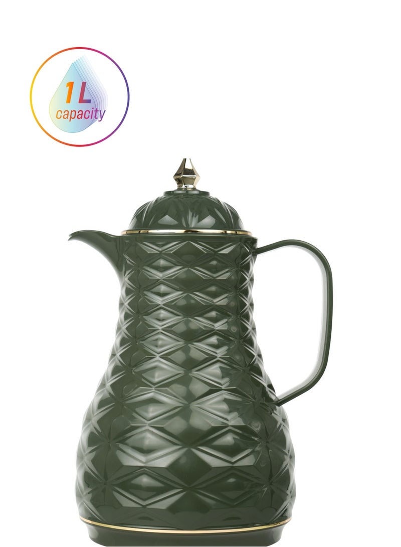 LALE Lale Turkish Tea and Coffee Flask 1L AVOCADO Color