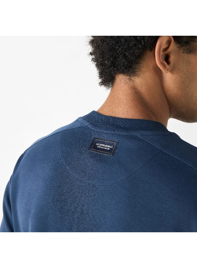 Lee Cooper Lee Cooper Printed T-shirt with Crew Neck and Patch Pocket