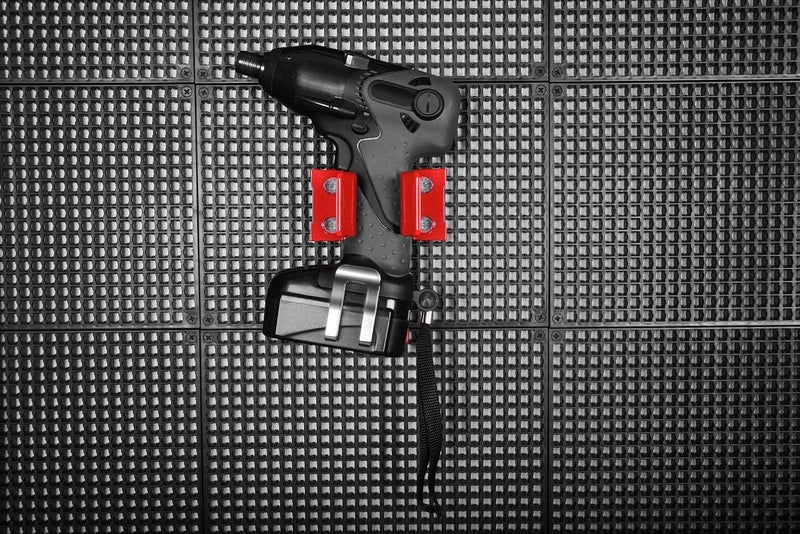 Ascend Tools Jumbo Universal Clips 2 Pcs - Accessory for Organizer Genie Pegboards to Securely Organize Larger Size and Power Tools - Image 1