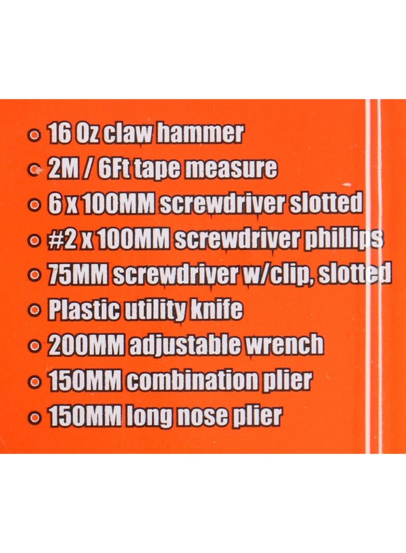 ميجا تولز مجموعة أدوات منزلية مكونة من 9 قطع - Image 3