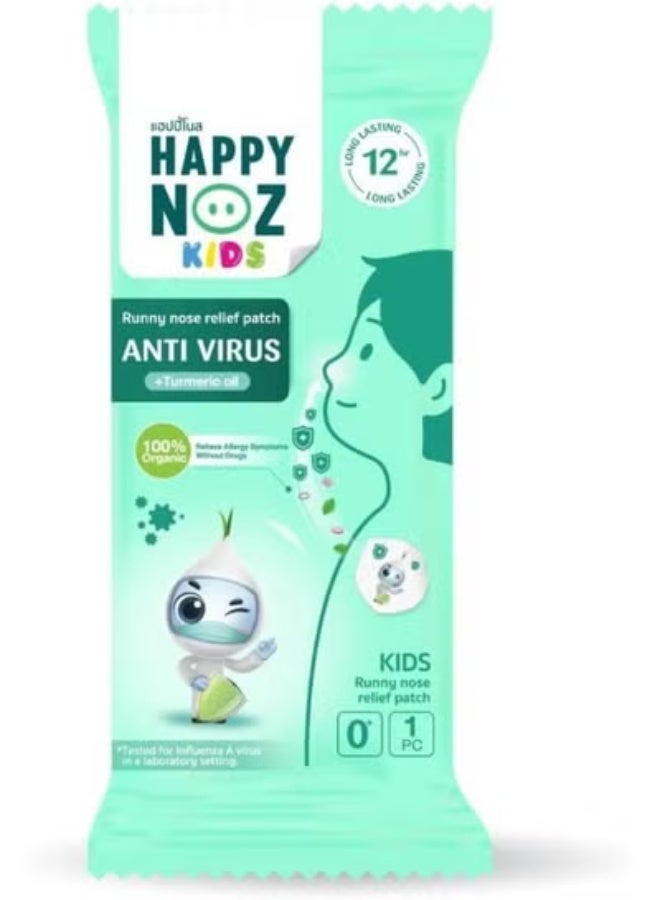 Happy Noz Organic Onion Sticker and Anti Virus Runny Nose Relief Patch Pack Of 2 - Image 4