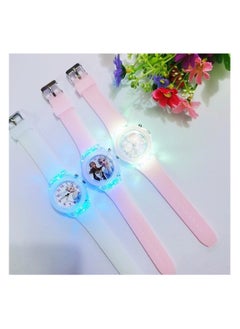 Sharpdo LED Ccartoon Ice and Snow Children's Watch Colorful Luminous Soft Silicone Belt Electronic Watch Men And Women Luminous Children Cute Cartoon Colorful Lights Watch  - Image 5