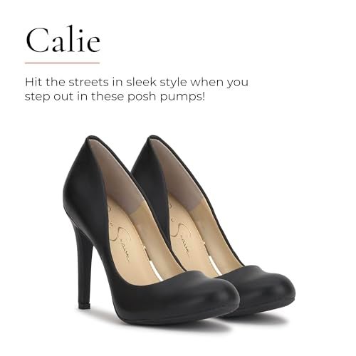 Jessica Simpson Women's Calie Platform, Black Sleek, 6.5 - Image 2
