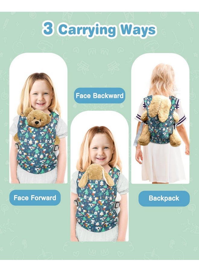 Lictin Baby Doll Carrier, Front And Back Doll Accessories Carrier For Little Girls, With Adjustable Straps For Stuffed Animal Reborn Baby Doll  - Image 3
