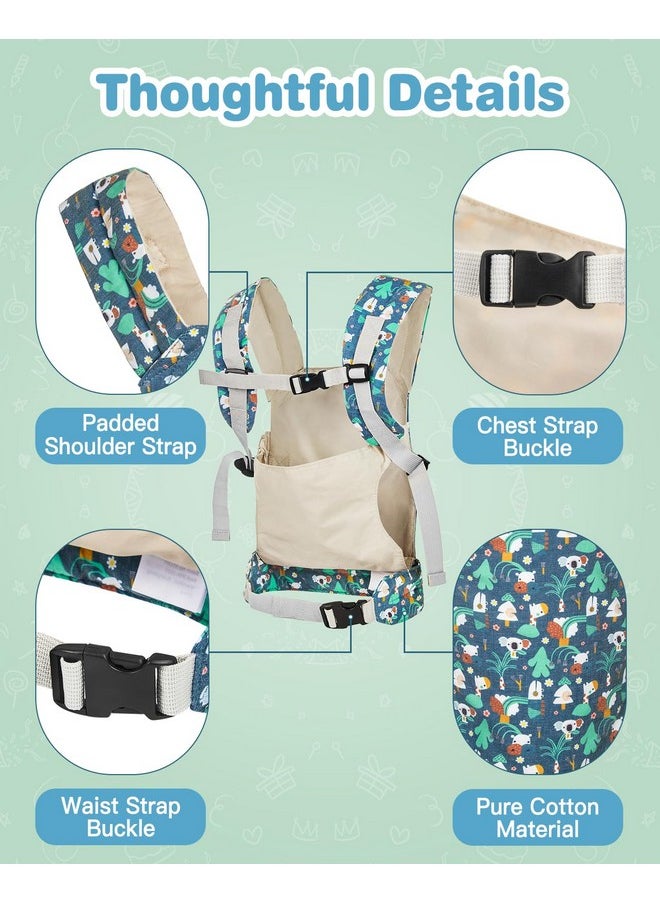 Lictin Baby Doll Carrier, Front And Back Doll Accessories Carrier For Little Girls, With Adjustable Straps For Stuffed Animal Reborn Baby Doll  - Image 2