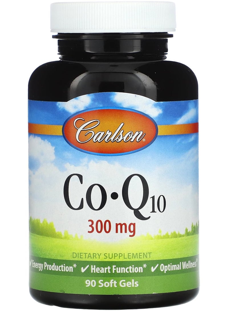 CoQ10, 300 mg, 90 Soft Gels