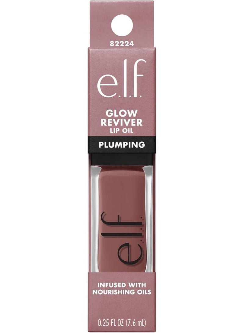 Elf Glow Reviver Lip Oil -Major Mauve - Image 4