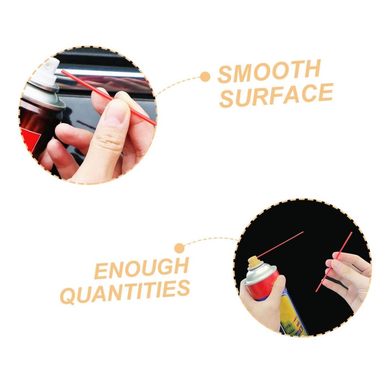 Veemoon Sprayer Extension Tube 100pcs Plastic Replacement Tubes Versatile Use - Image 5
